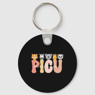 Cute Picu Nurse Paediatrics Intensive Care Unit Key Ring