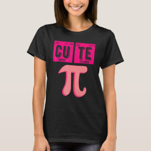 Cute Pie Pi Day Cutie Math Periodic Table Pink Mat T-Shirt