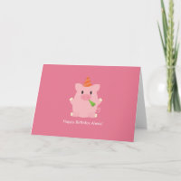 Cute Pig Birthday