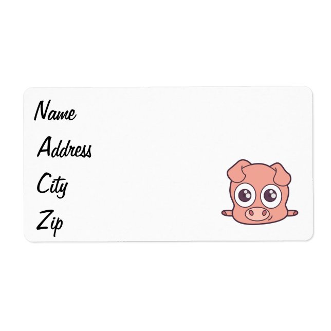 Cute pig clipart (Front)