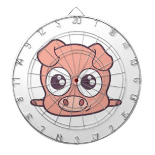 Cute pig clipart dartboard