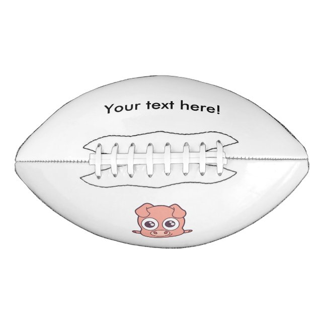 Cute pig clipart football (Front)