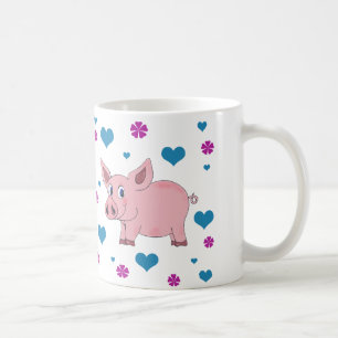 Cute Pig Coffee Cup