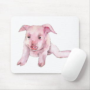 Cute Pig Gift Farmers Wife Country Farm Girl Mouse Pad