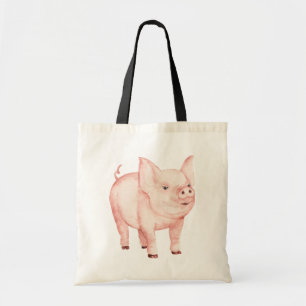 Cute Pig Gift Farmers Wife Country Farm Girl Tote Bag