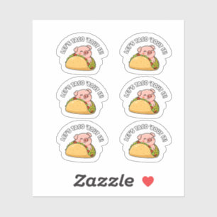 Cute Pig in Taco Funny Pun Food Humor Design