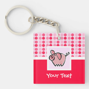 Cute Pig Key Ring