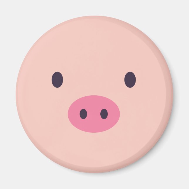 Cute Pig Magnet (Front)