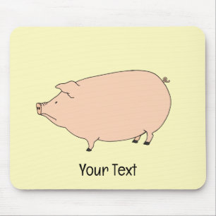 Cute Pig Mousepad