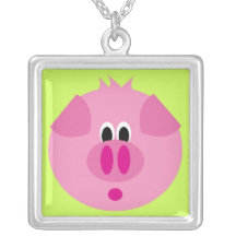 Cute Pig Necklace