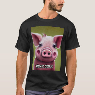 Cute Pig Piggie Oink Oink 17 T-Shirt