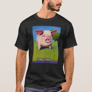 Cute Pig Piggie Oink Oink  25 T-Shirt