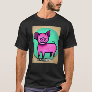 Cute Pig Piggie Oink Oink  41 T-Shirt