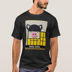 Cute Pig Piggie Oink Oink  48 T-Shirt