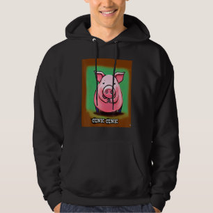 Cute Pig Piggie Oink Oink_4 Hoodie
