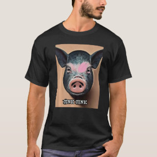 Cute Pig Piggie Oink Oink 53 T-Shirt