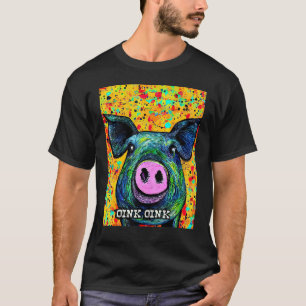 Cute Pig Piggie Oink Oink 56 T-Shirt