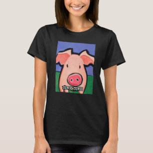 Cute Pig Piggie Oink Oink 60 T-Shirt