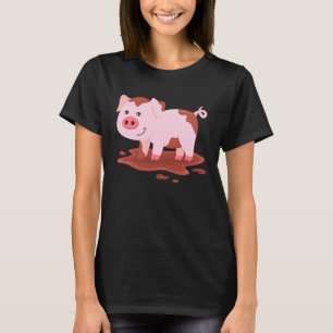 Cute Pig Piglet Pink Pig Pigs Baby T-Shirt