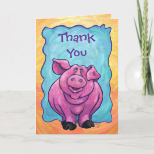 Cute Pig Thank You
