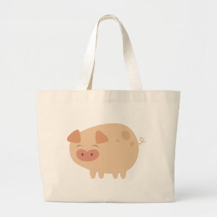 Cute Pig Tote Bag