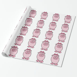 Cute Piggy Wrapping Paper