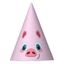 Cute piglet, big blue eyes