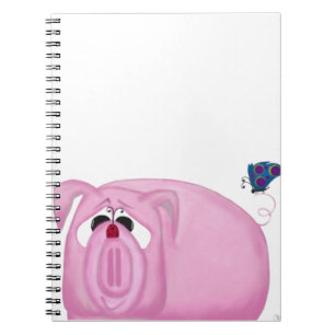 Cute Piglet Chumley And Beautiful Friends Notebook