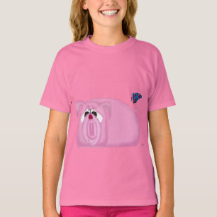 Cute Piglet Chumley And Beautiful Friends T-Shirt
