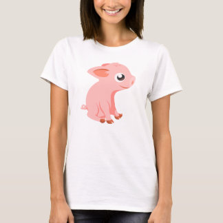 cute piglet farm animals tshirt