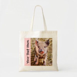 Cute Piglet Tote Bag