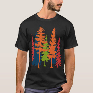 Cute Pine Trees Streetwear T-Shirt