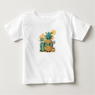 Cute Pineapple Baby Bodysuit – Tropical Summer Vib