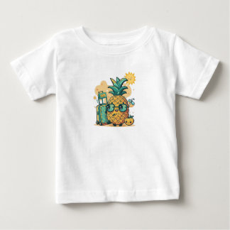 Cute Pineapple Baby Bodysuit – Tropical Summer Vib