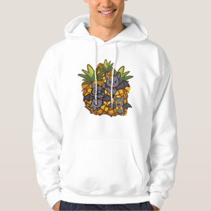 Cute Pineapple Bats Trio Hoodie
