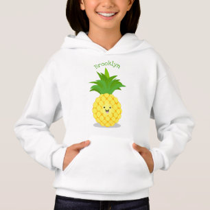 Cute pineapple cartoon illustration