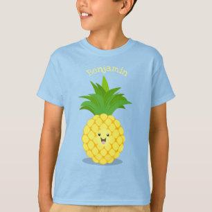 Cute pineapple cartoon illustration T-Shirt