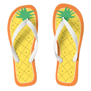Cute Pineapple Funny Summer Tropical Fruit Style Thongs