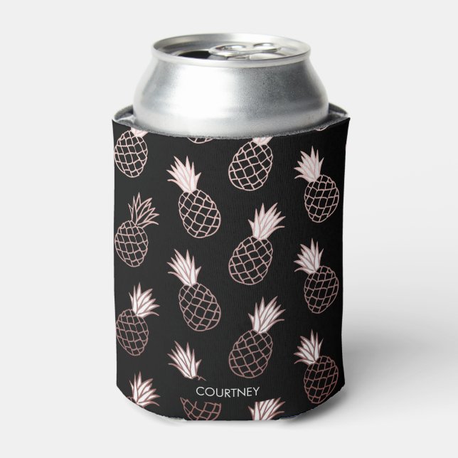 Cute Pineapple Pattern Can Cooler (Can Front)
