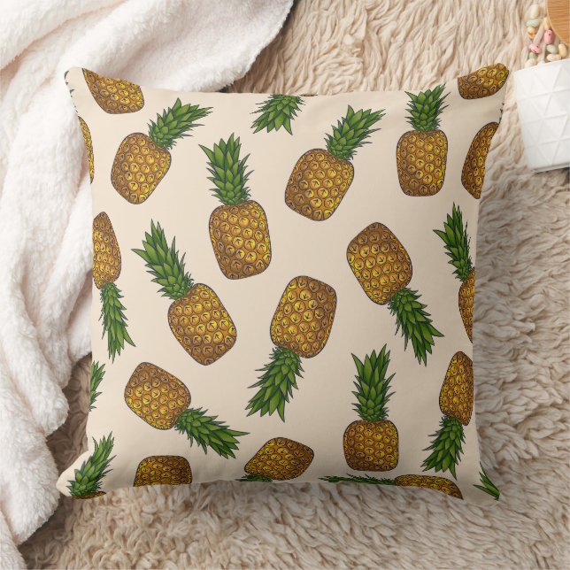 Cute Pineapple Pattern Cushion (Blanket)