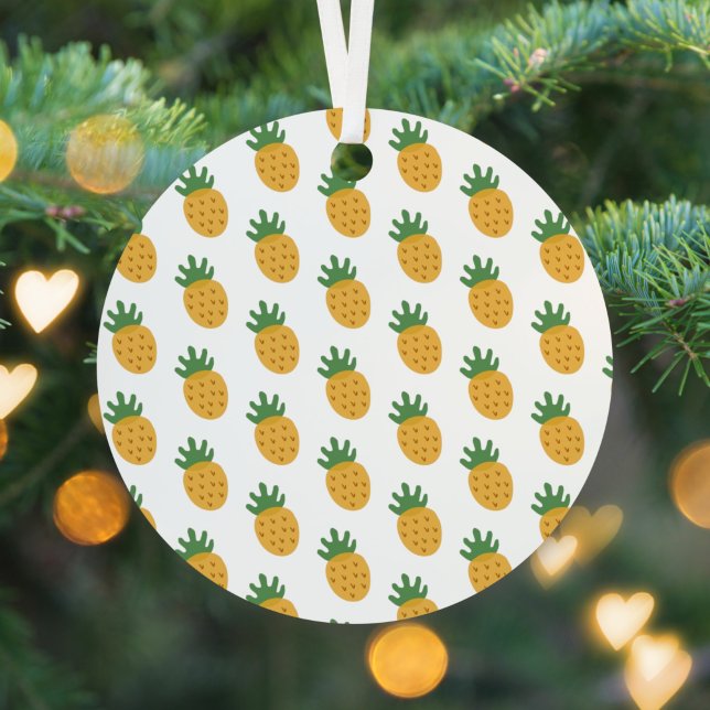 Cute Pineapple Pattern | Modern Fertility IVF Metal Tree Decoration (Creator Uploaded)