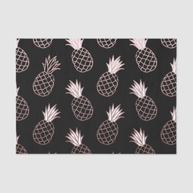 Cute Pineapple Pattern Tissue Paper (Front)