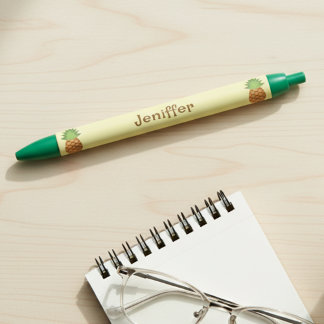 Cute Pineapple Pens with Name