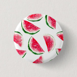 Cute Pineapple & Watermelon Pattern 3 Cm Round Badge