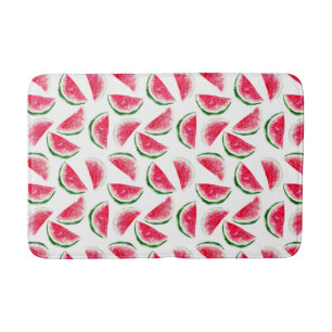 Cute Pineapple & Watermelon Pattern Bath Mat