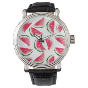 Cute Pineapple & Watermelon Pattern Watch