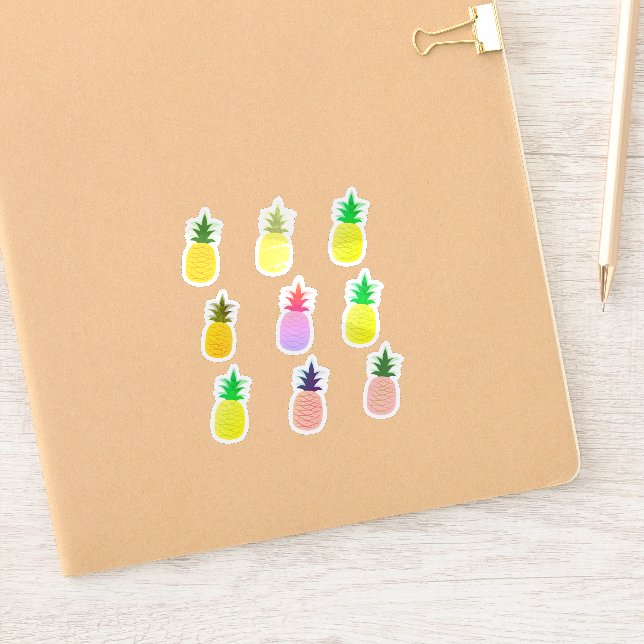 Cute Pineapples Fruit (Notebook)