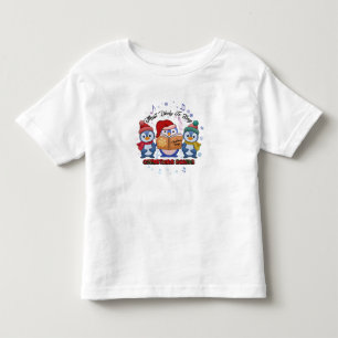Cute Pinguins singing Christmas songs Toddler T-Shirt