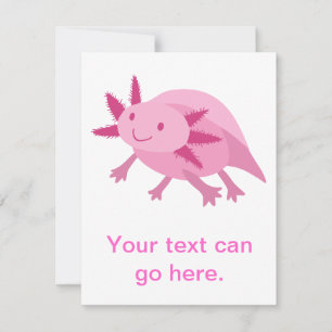 Cute Pink Albino Axolotl