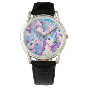 Cute Pink and Purple Unicorns and Rainbows         Watch
